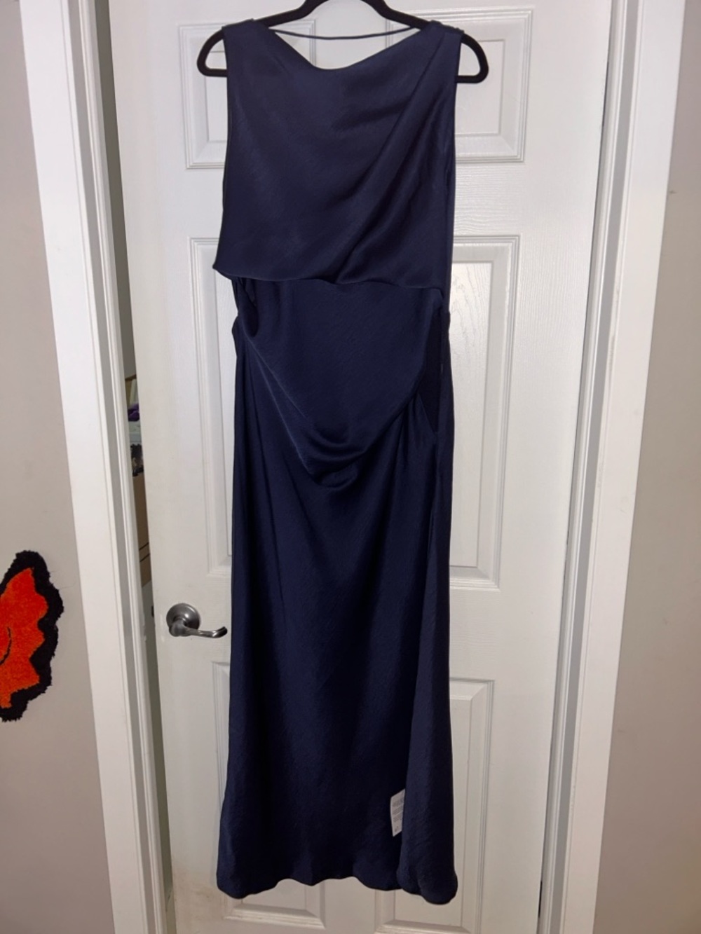 NWT Satin drape bodice maxi dress with cowl back detail - Picture 4 of 4